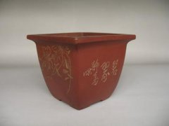 紫砂花盆