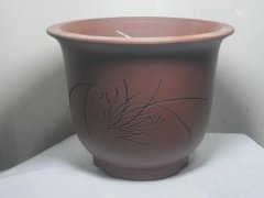 紫砂花盆